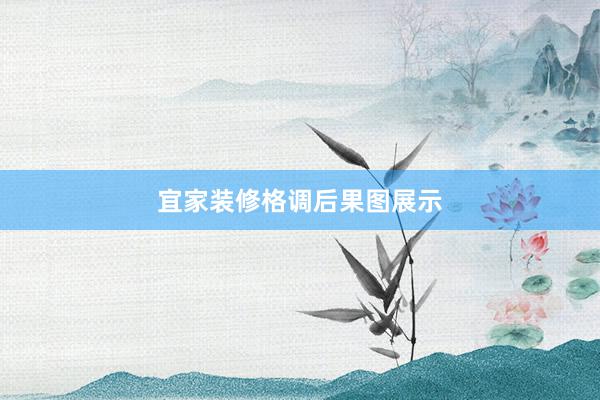 宜家装修格调后果图展示